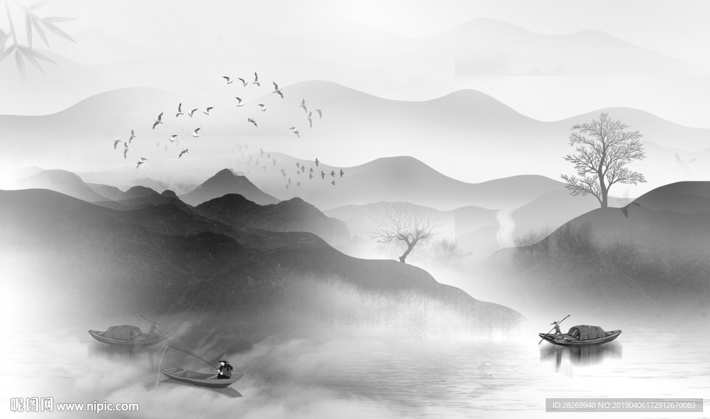 水墨画