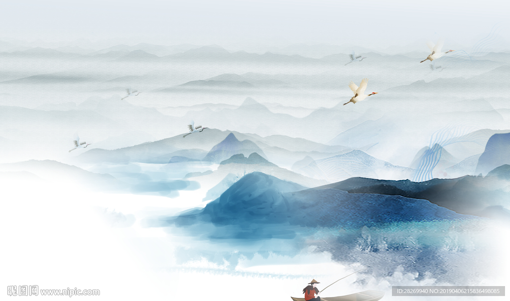 抽象山水
