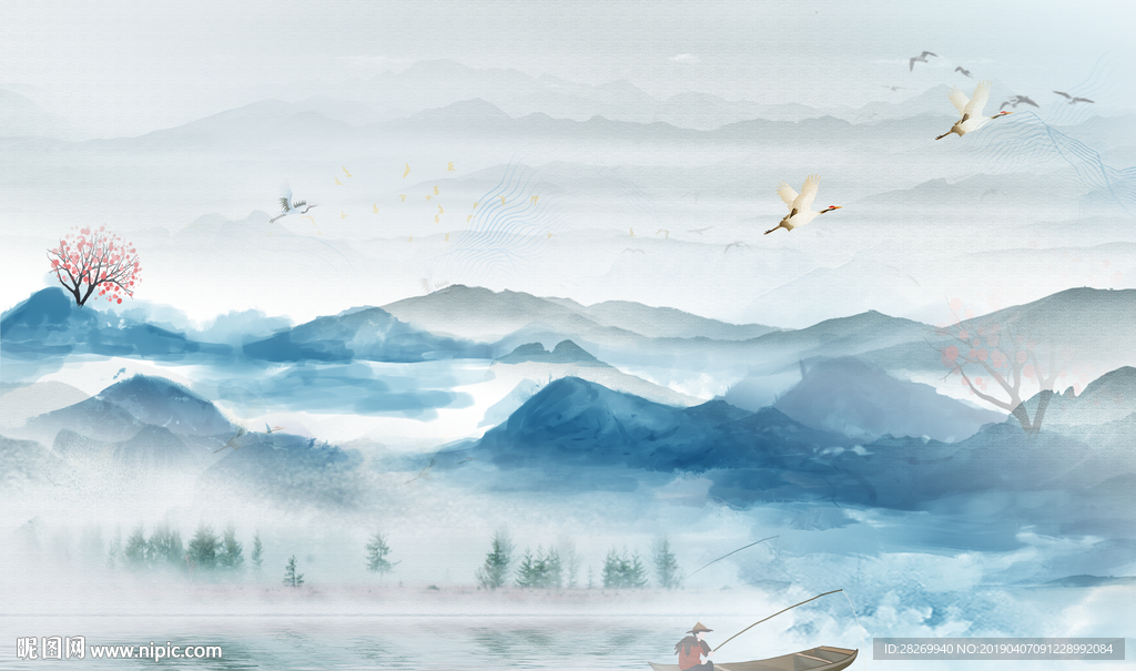 抽象山水