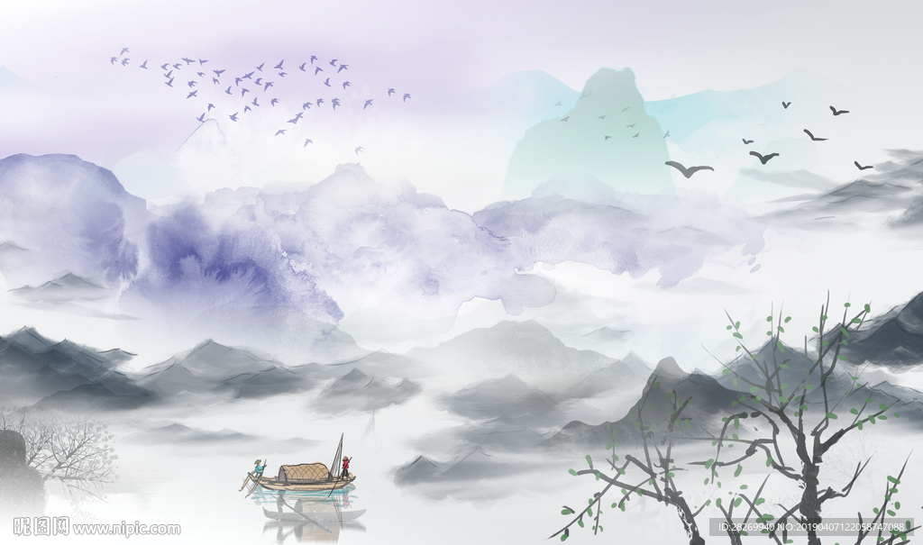 新中式背景