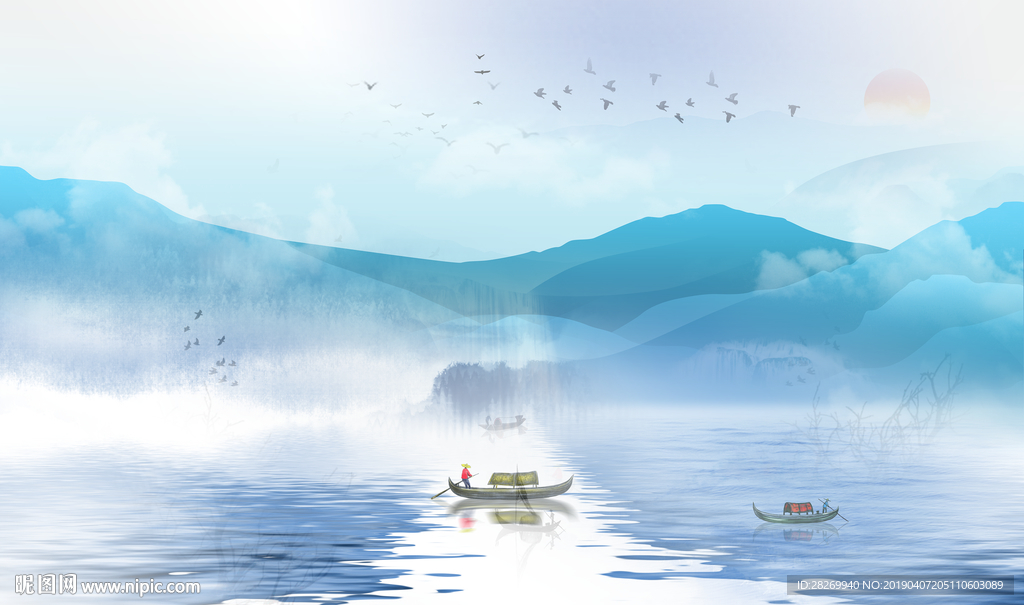 新中式背景