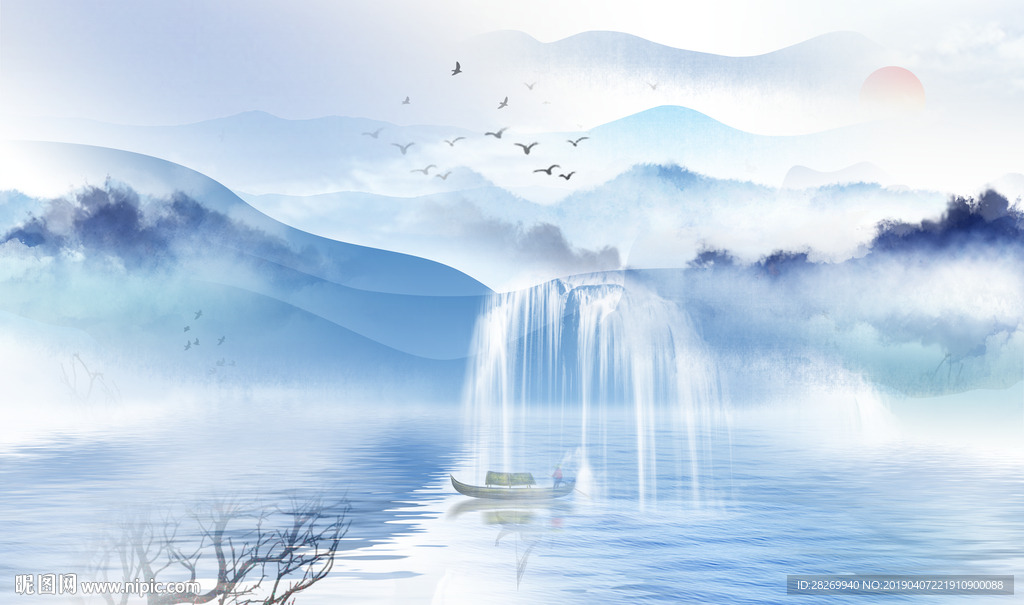 新中式水墨画