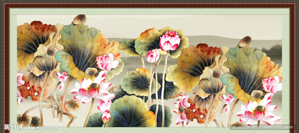 荷花图