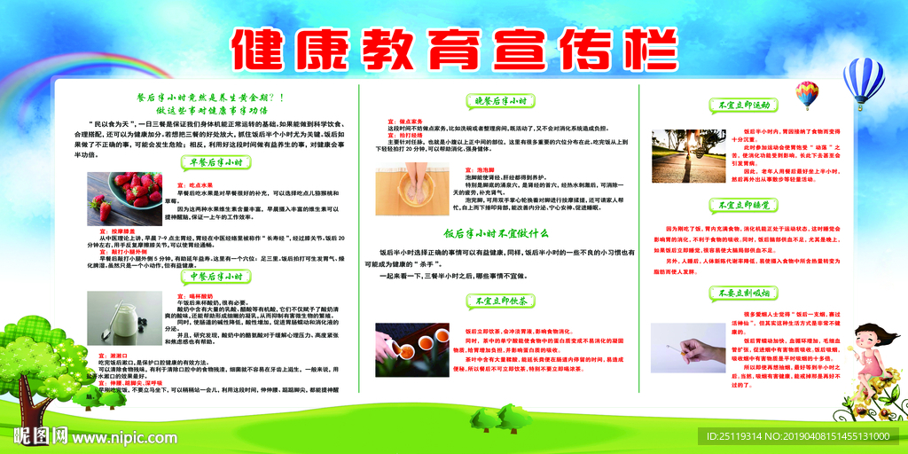 健康教育宣传栏