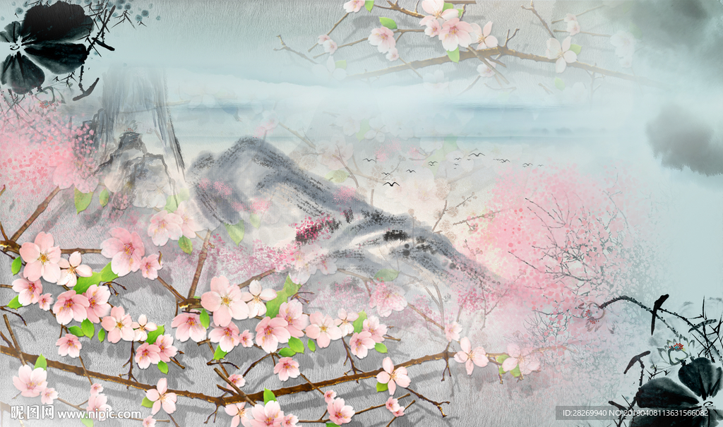 现代花鸟