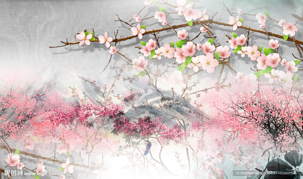 现代花鸟