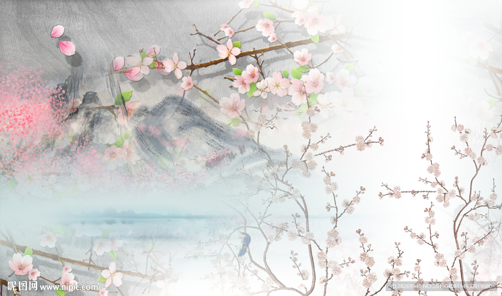 现代花鸟