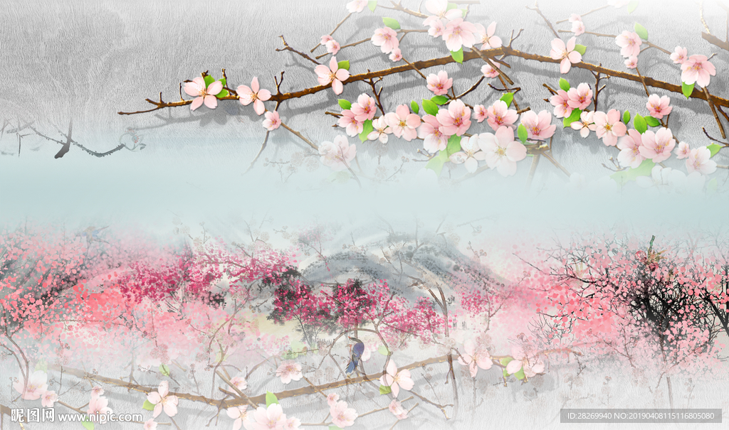 现代花鸟
