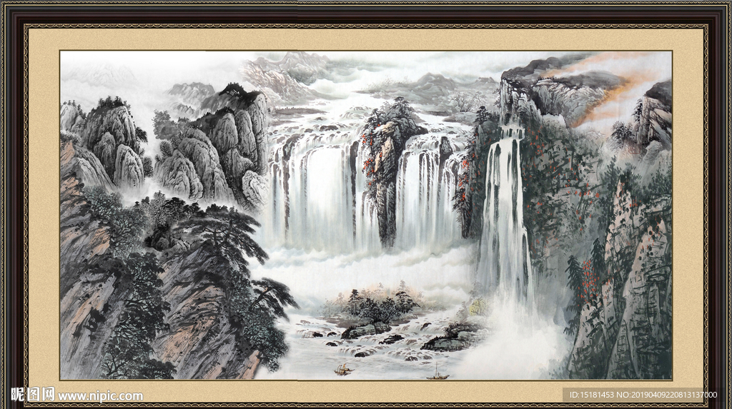 山水国画