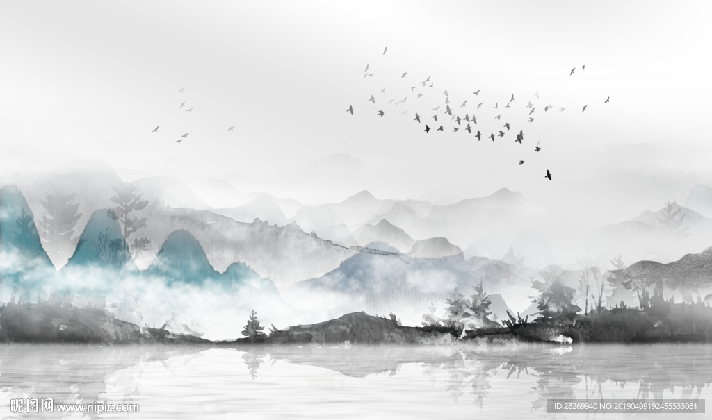 简约山水