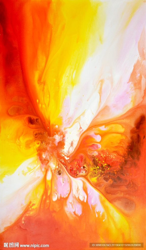 艺术抽象橙色玄关装饰画玄关