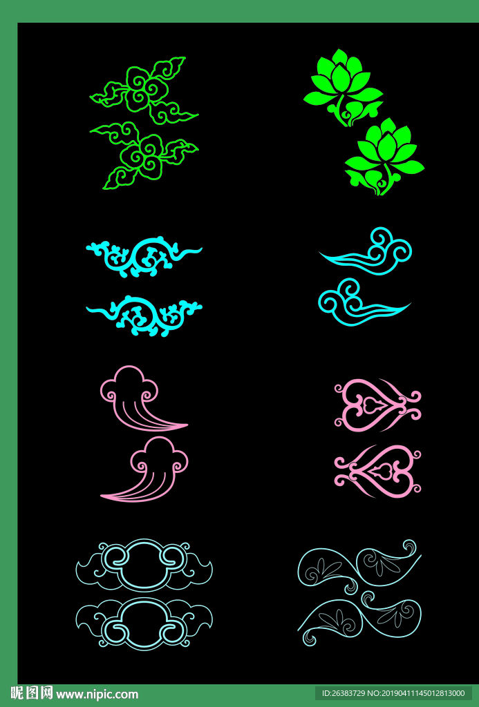 矢量 花纹 纹理