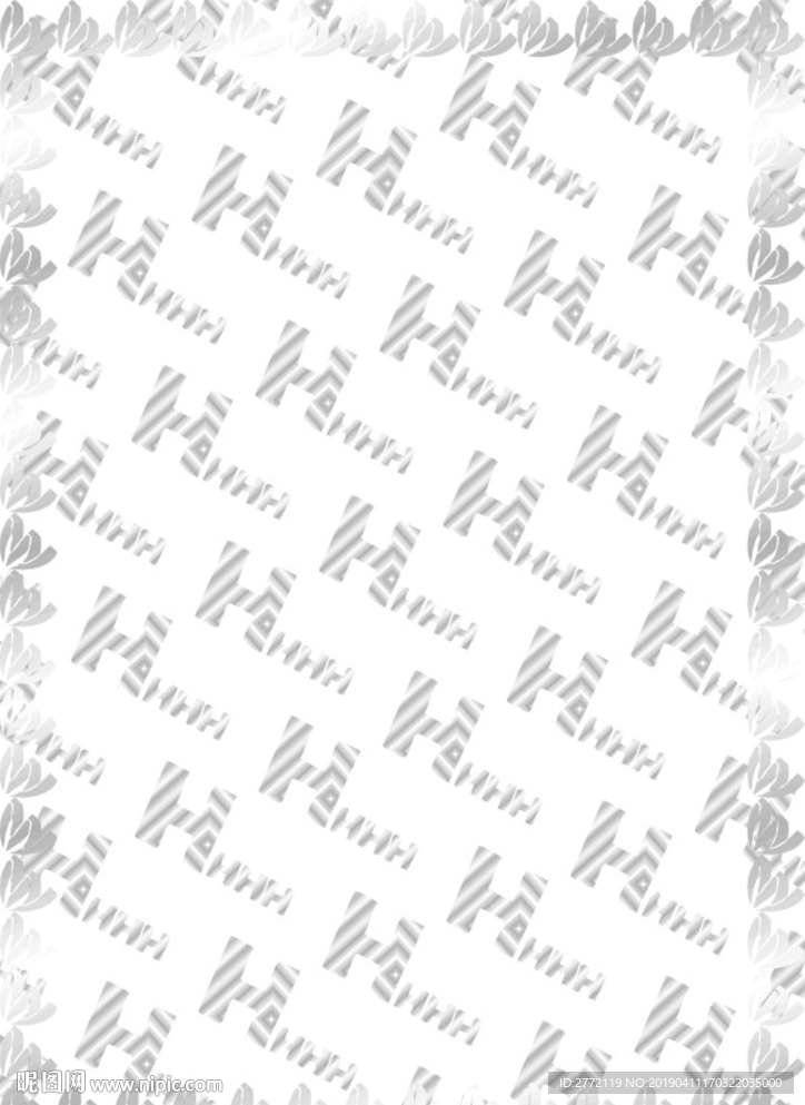银庄 铭牌底纹
