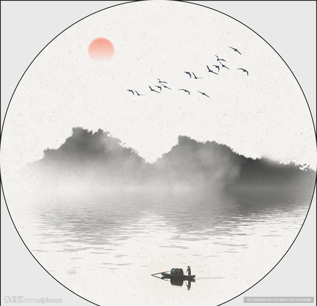 禅意水墨山水
