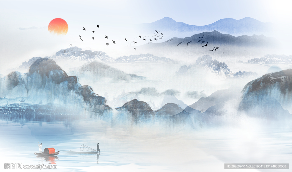 水墨山水