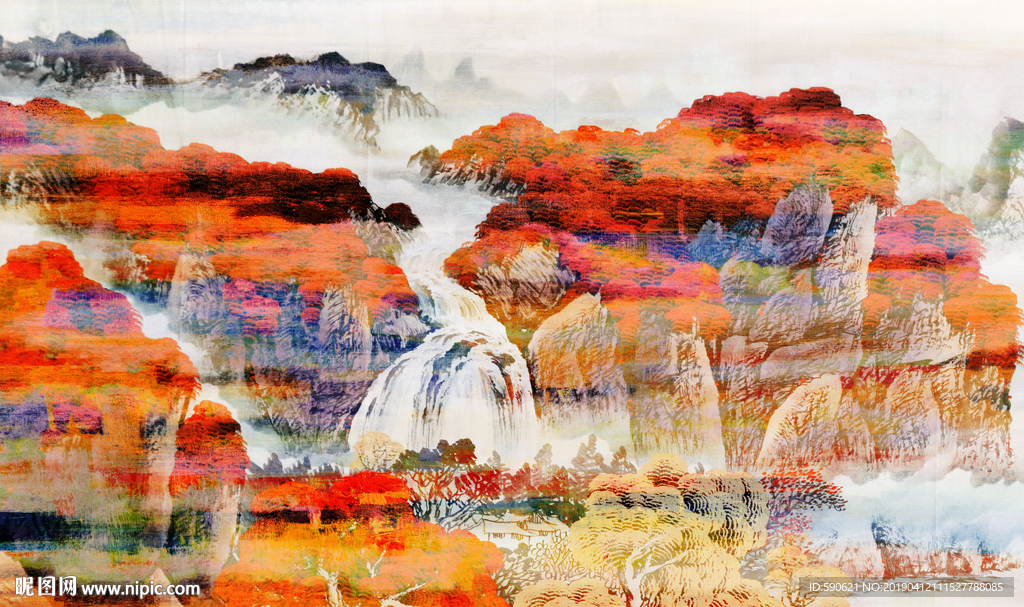 抽象油画