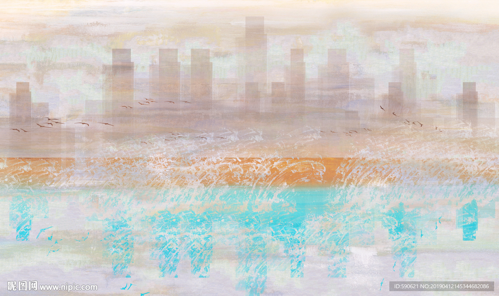 抽象油画