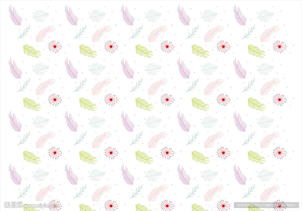 布料矢量配色图