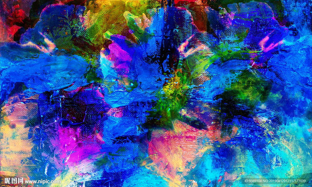 抽象油画