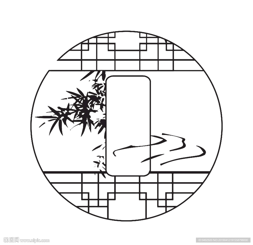 边框 平面效果图