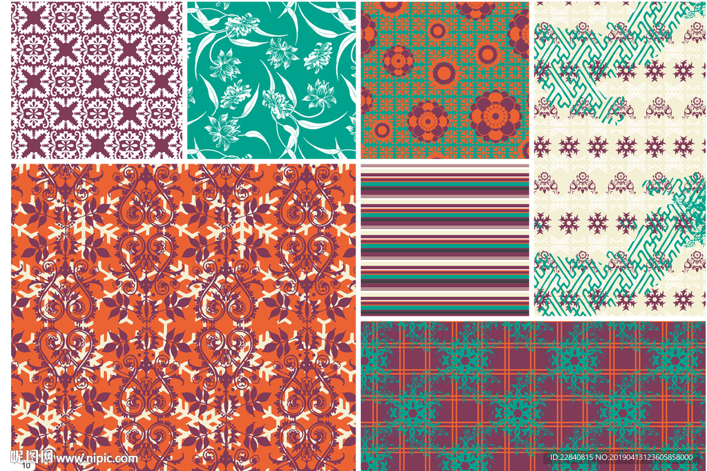 矢量图 小碎花 花朵 鲜花