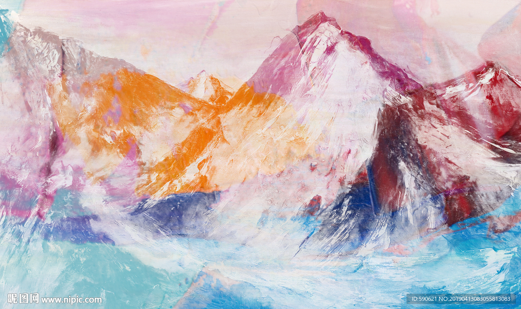 抽象油画