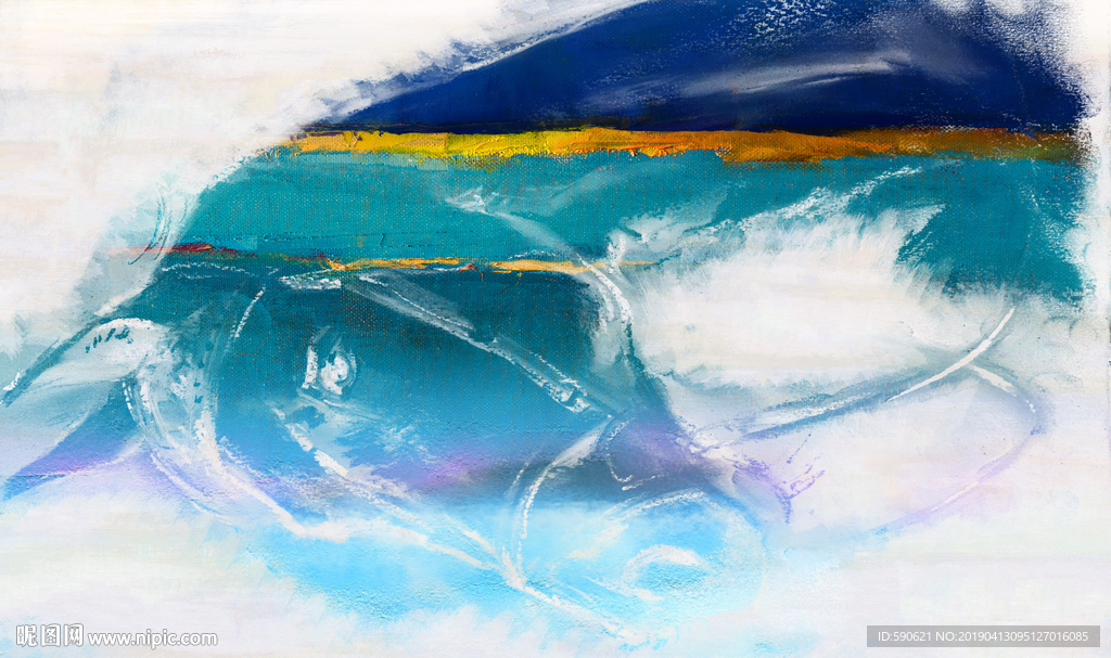 抽象油画