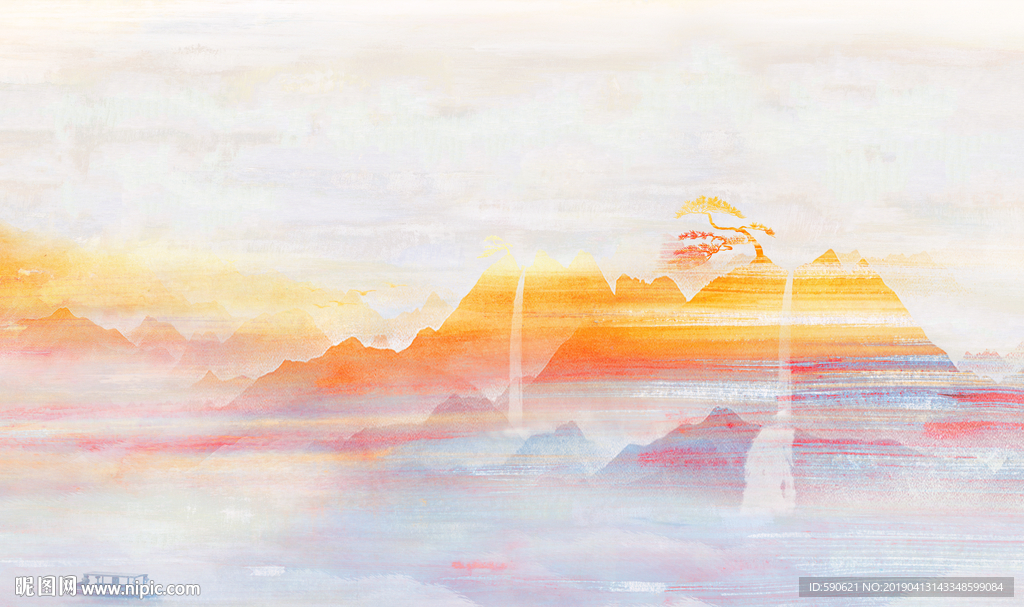 抽象油画