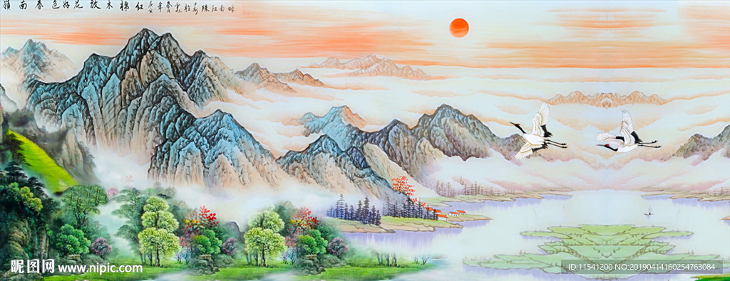 旭日东升图图片