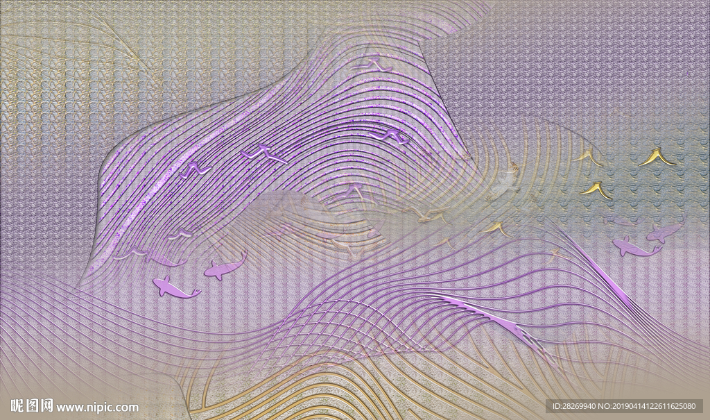 新中式背景墙