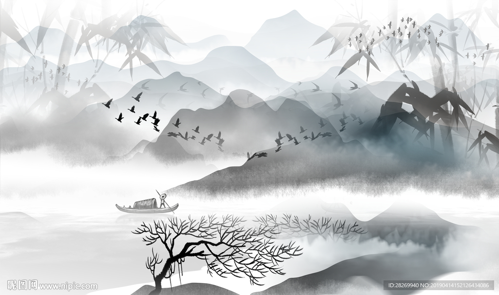 山水装饰画