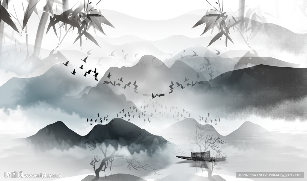 山水装饰画