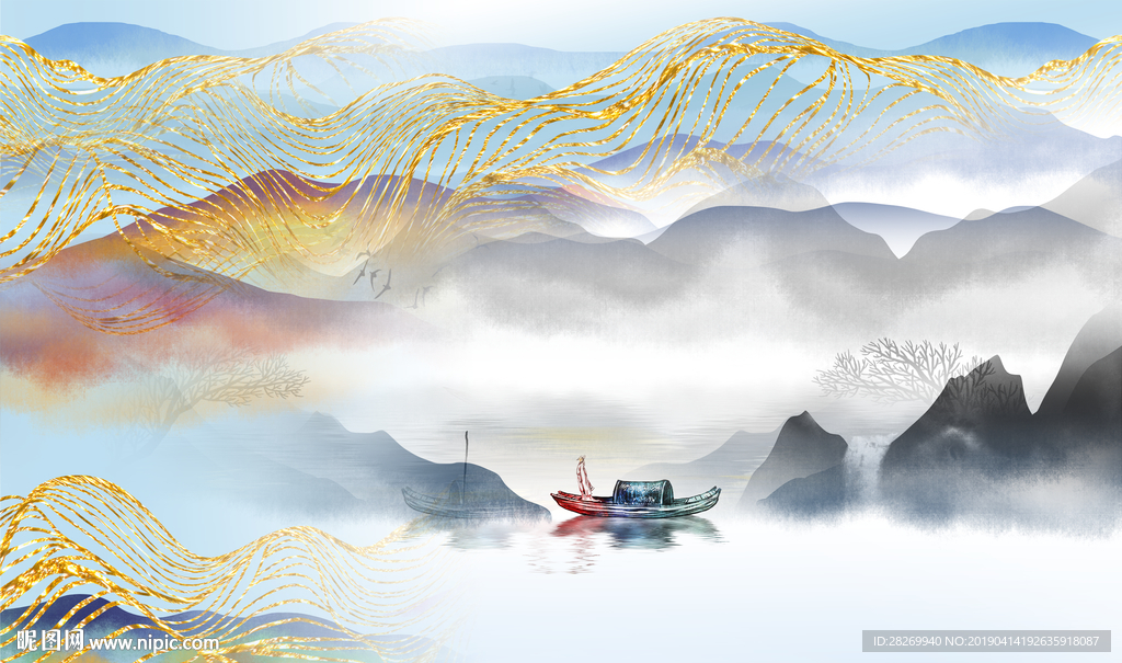 创意中式背景