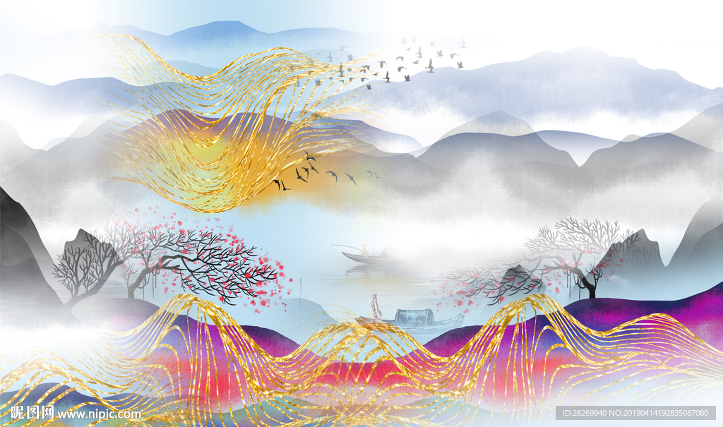 创意中式背景