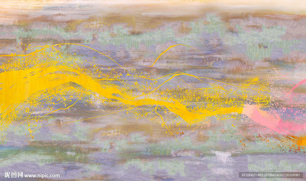 抽象油画