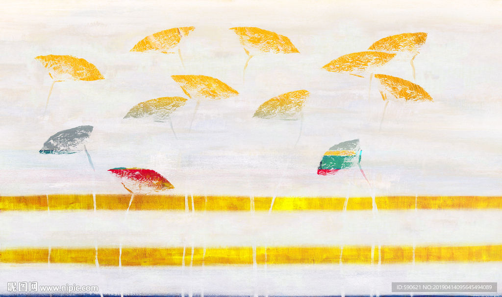 抽象油画
