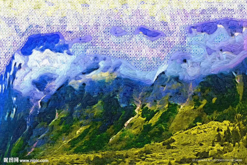 油画