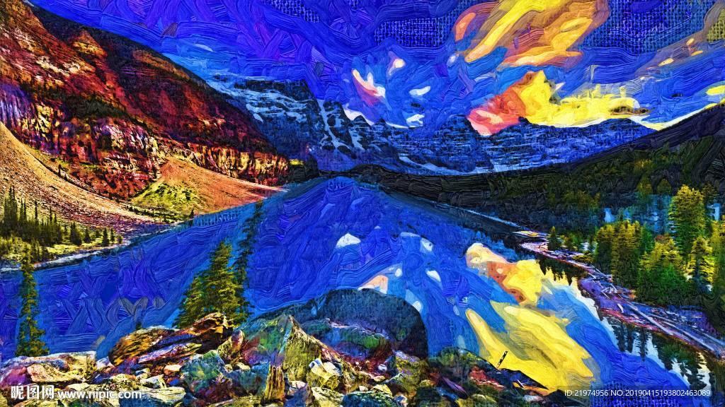 油画