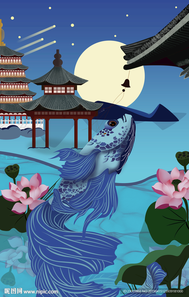 原创中国风手绘背景