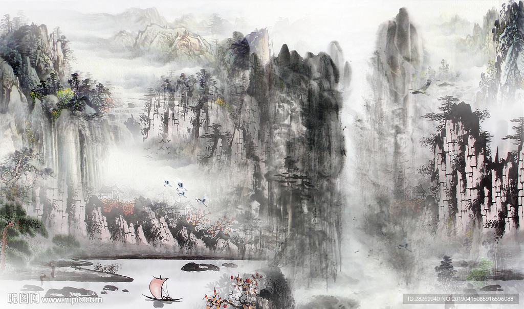 意境山水画