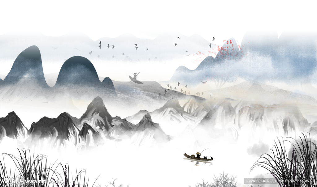意境山水画