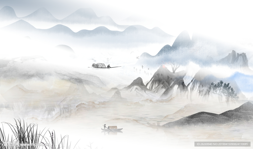 意境山水画
