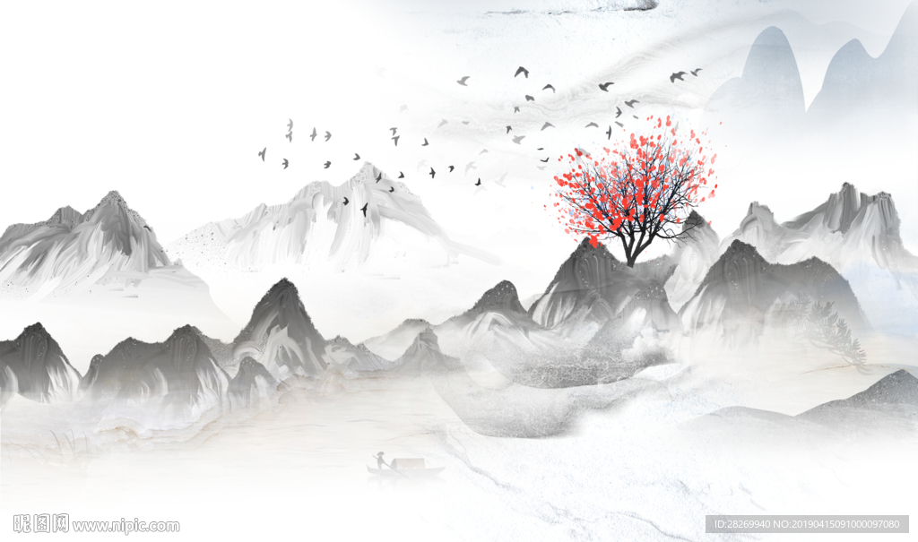 意境山水画
