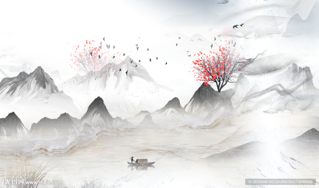意境山水画