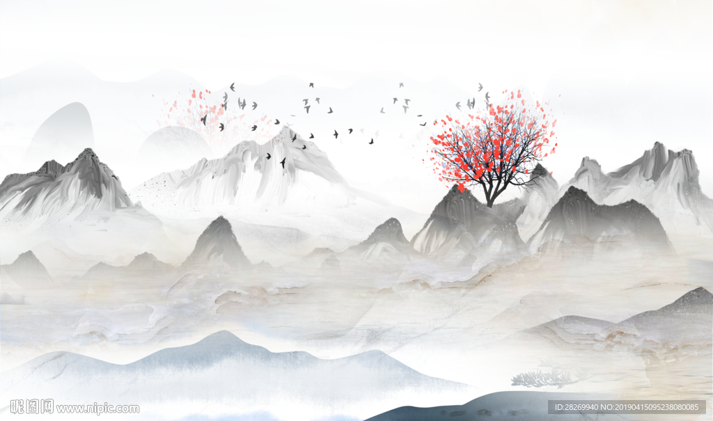 新中式山水