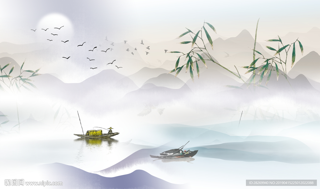 新中式山水