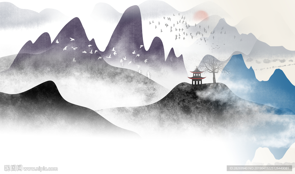 新中式山水