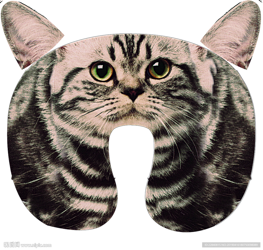 卡通抱枕 卡通动物 猫 猫抱枕
