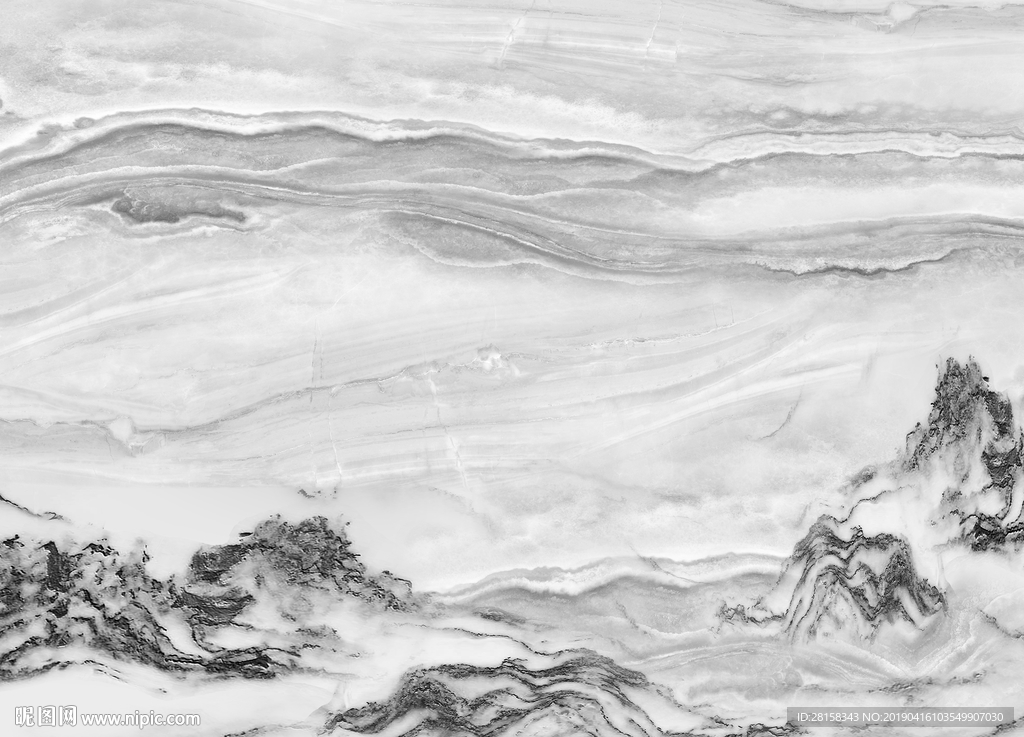 大理石山水