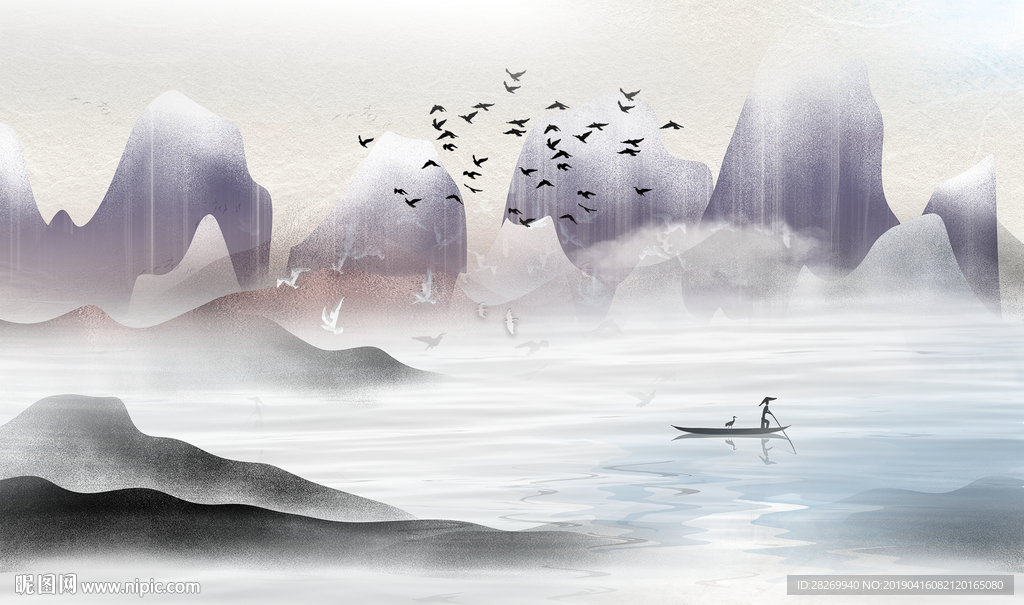 玄关山水画